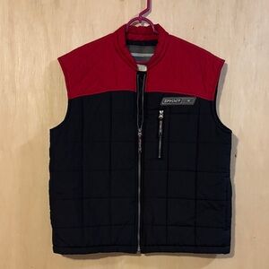 Spyder Men's Red and Black Vest. Large
